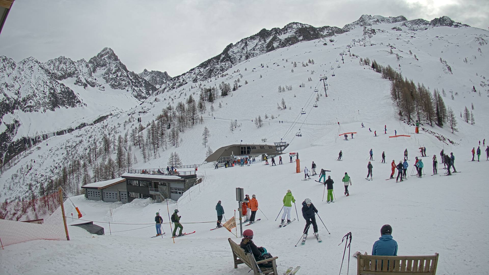 grands montets ski resort webcam