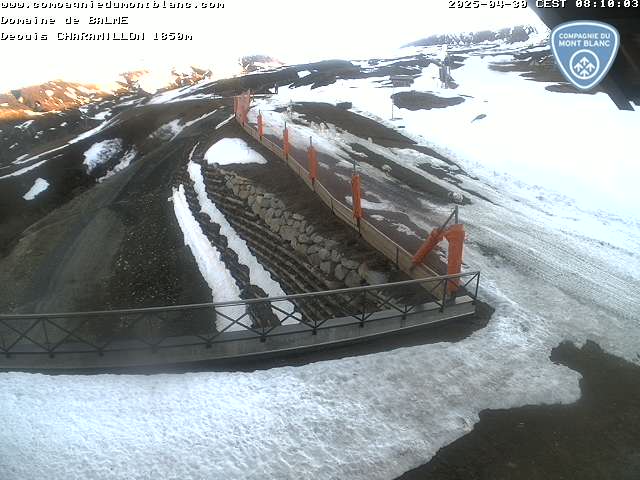 chamonix le tour balme charamillon webcam